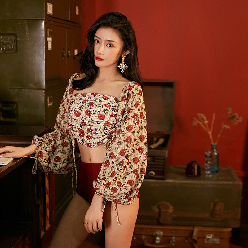 Spring Vacation Split Swimsuit