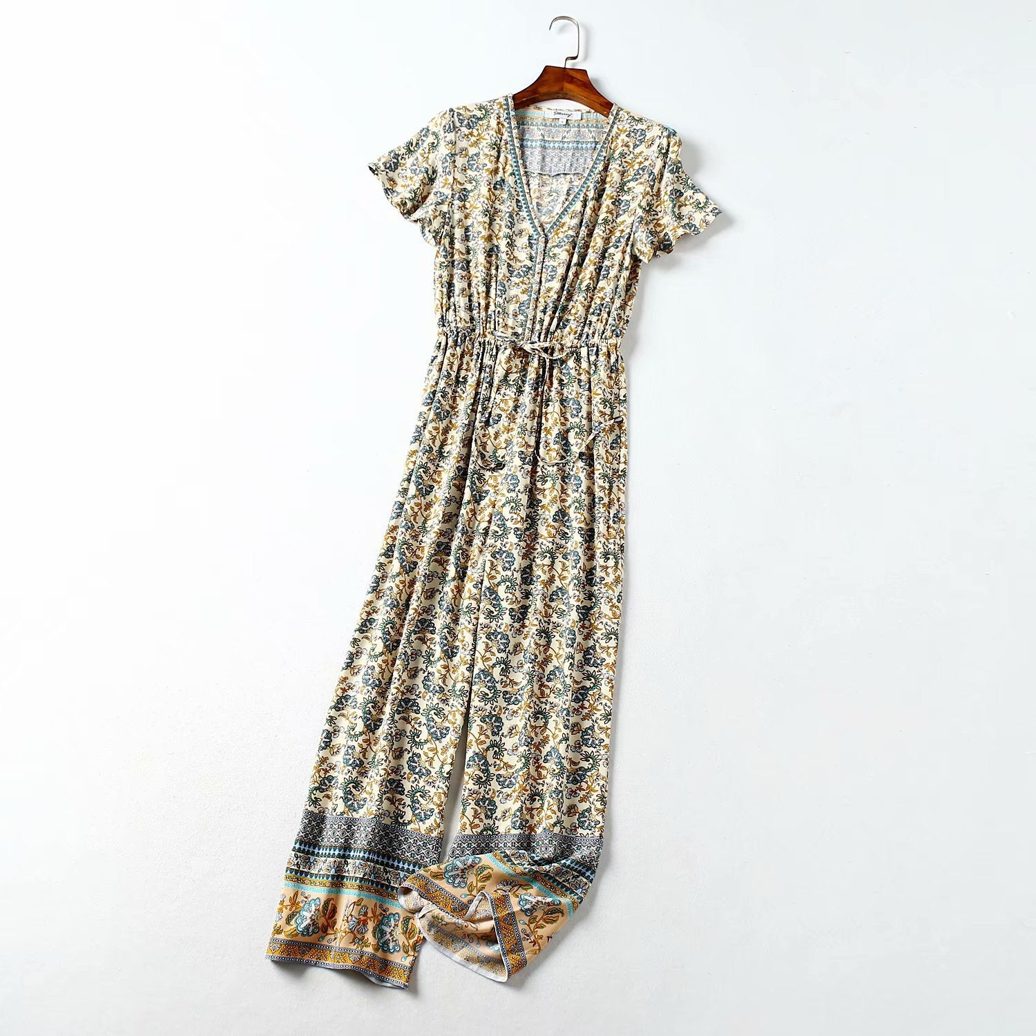 Vacation print jumpsuit